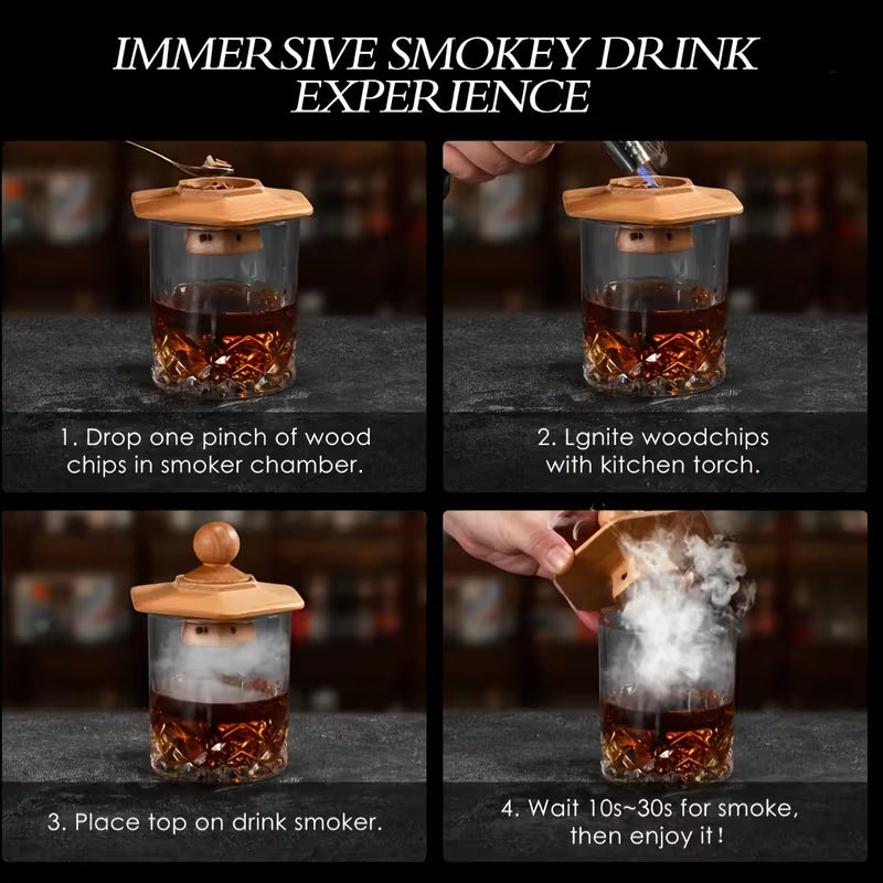 kit para ahumador de whisky
