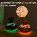 Elegante difusor de aromaterapia de madera con LED de 7 colores