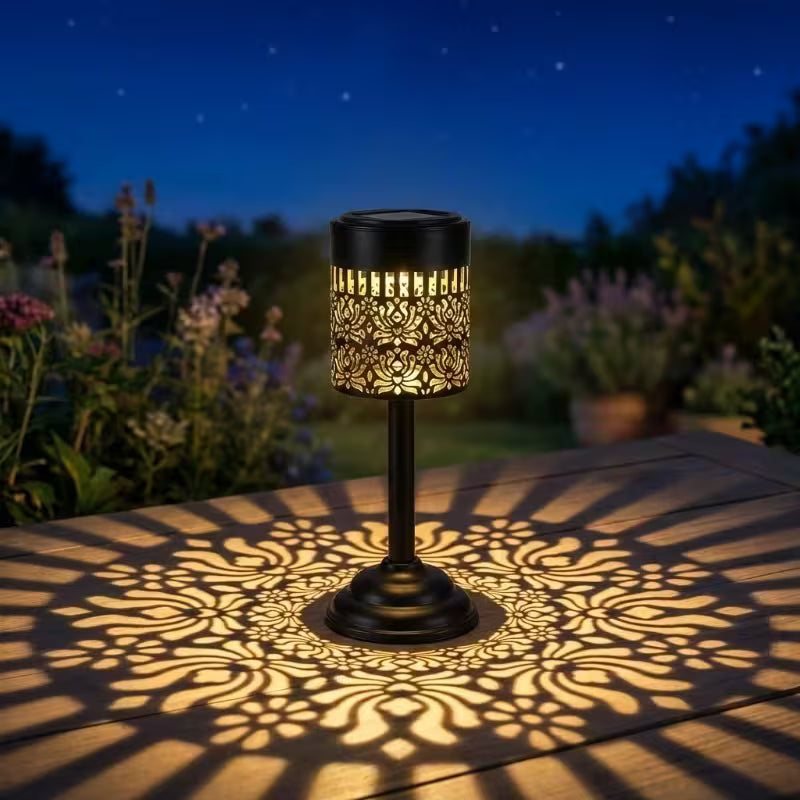 Pæonformet Bordlampe