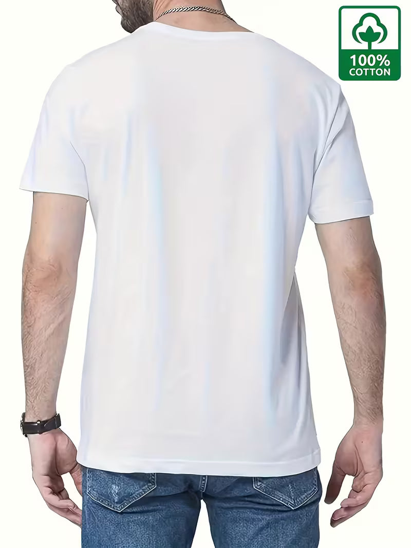 Hvid T-shirt 100% bomuld