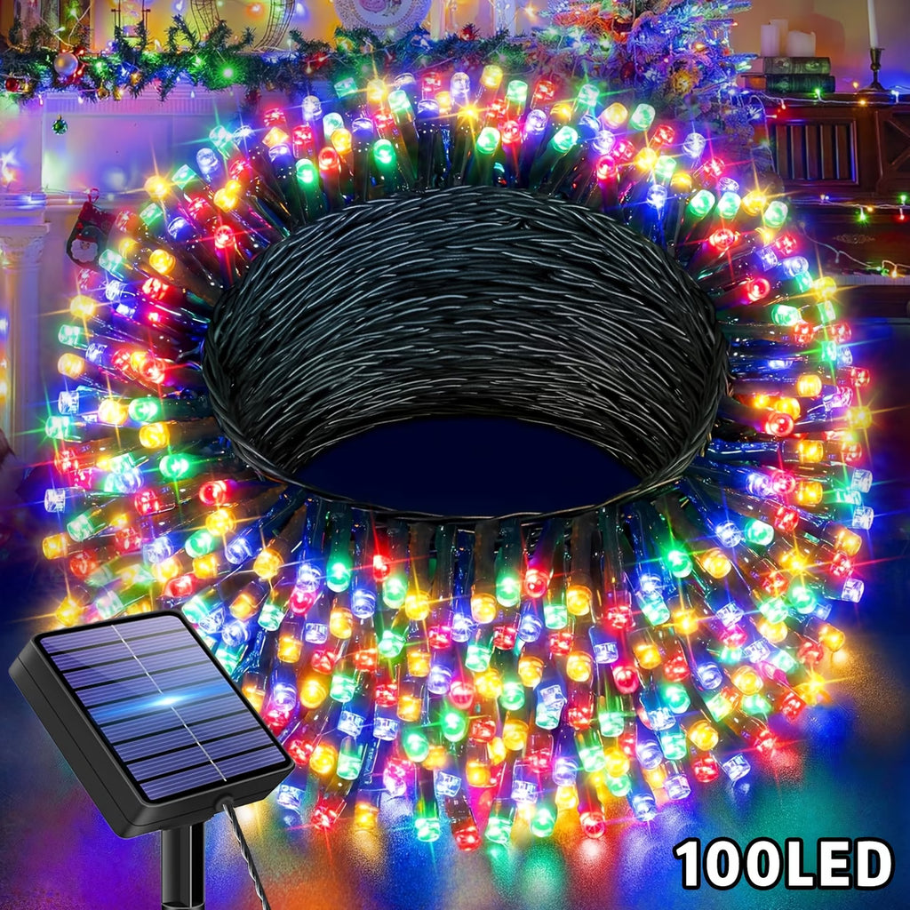 Solcellelyskæde 300/200/100 LED