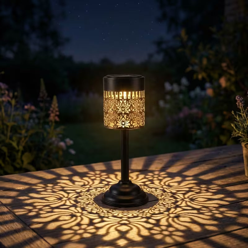 Pæonformet Bordlampe
