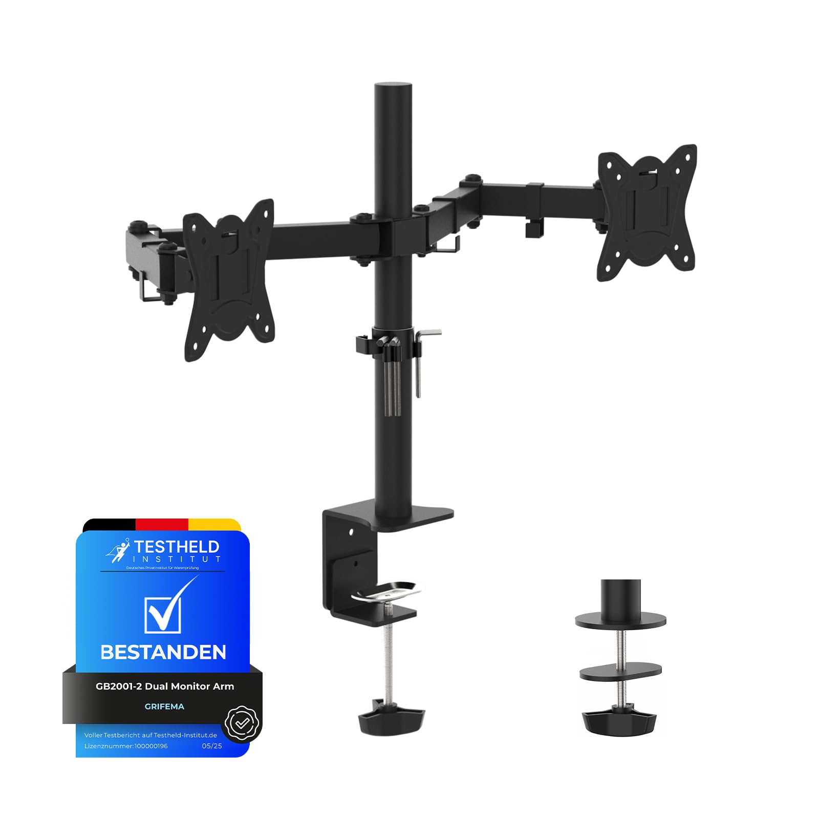 GRIFEMA Soporte para 2 monitores.