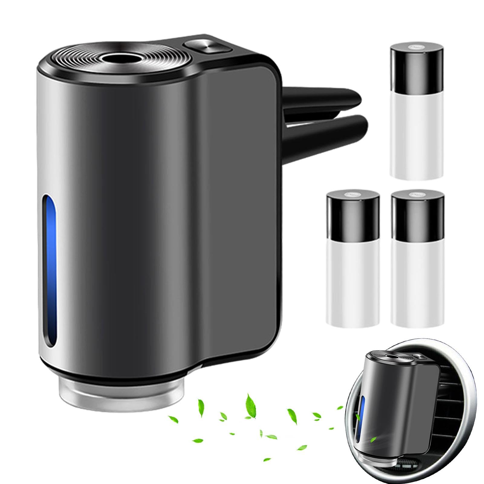 Ambientador electrónico para coche con 3*10 ml de fragancias