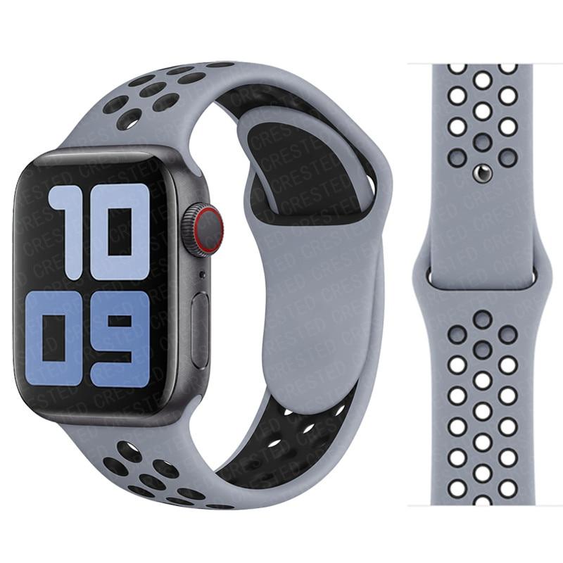 Correa deportiva de silicona para Apple Watch