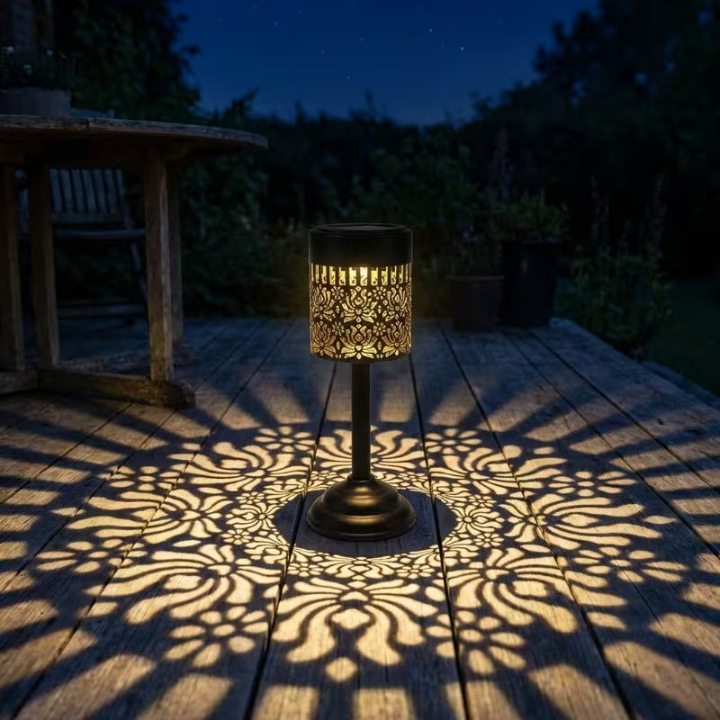Pæonformet Bordlampe