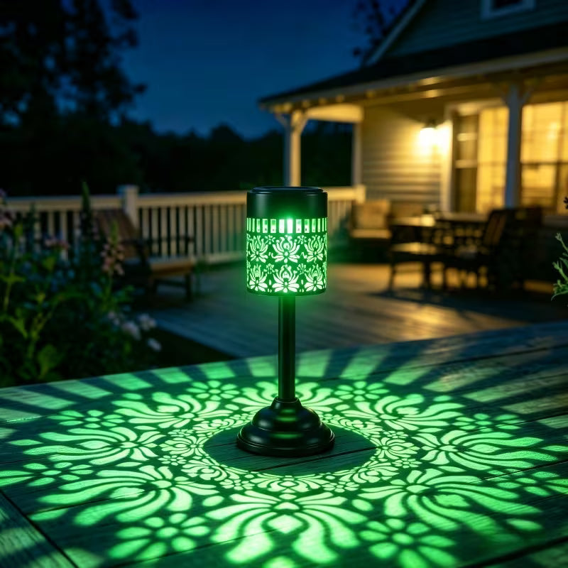 Pæonformet Bordlampe