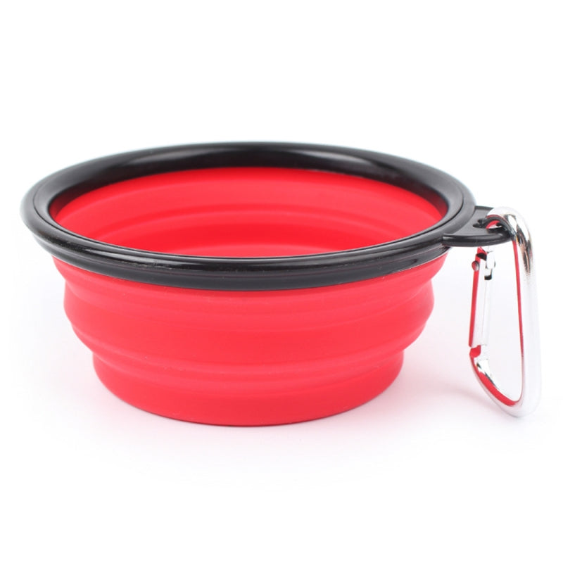 Comederos/bebederos plegables de silicona