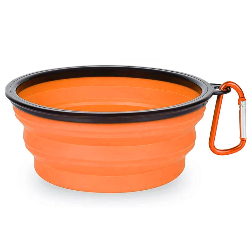 Comederos/bebederos plegables de silicona