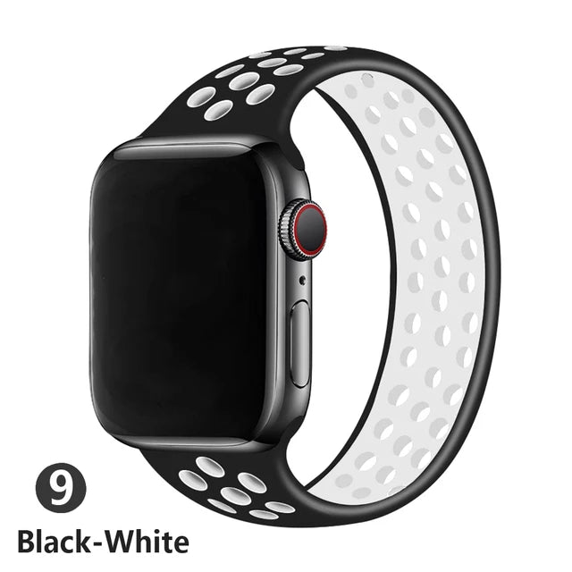 Correa deportiva de silicona para Apple Watch