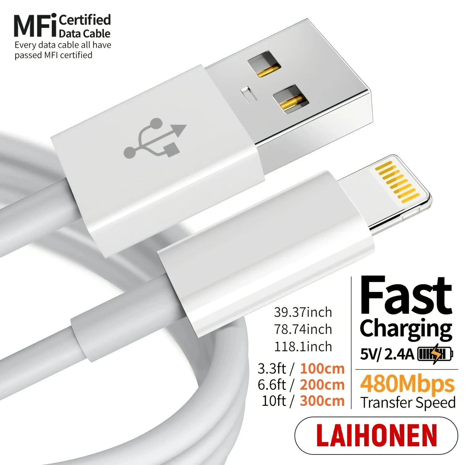 Cable USB para iPhone y iPad