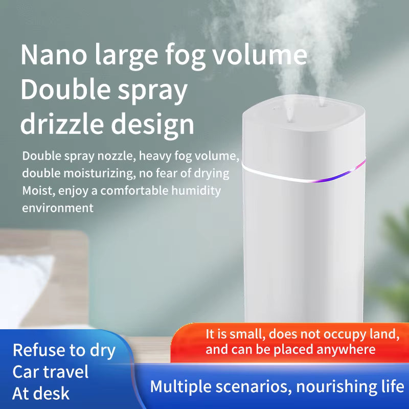 Humidificador creativo con doble boquilla