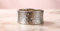 Anillo grande de caballero con 9 brillantes 0,09 ct.