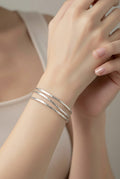 Exclusiva pulsera Enigma de plata de Wille Jewellery