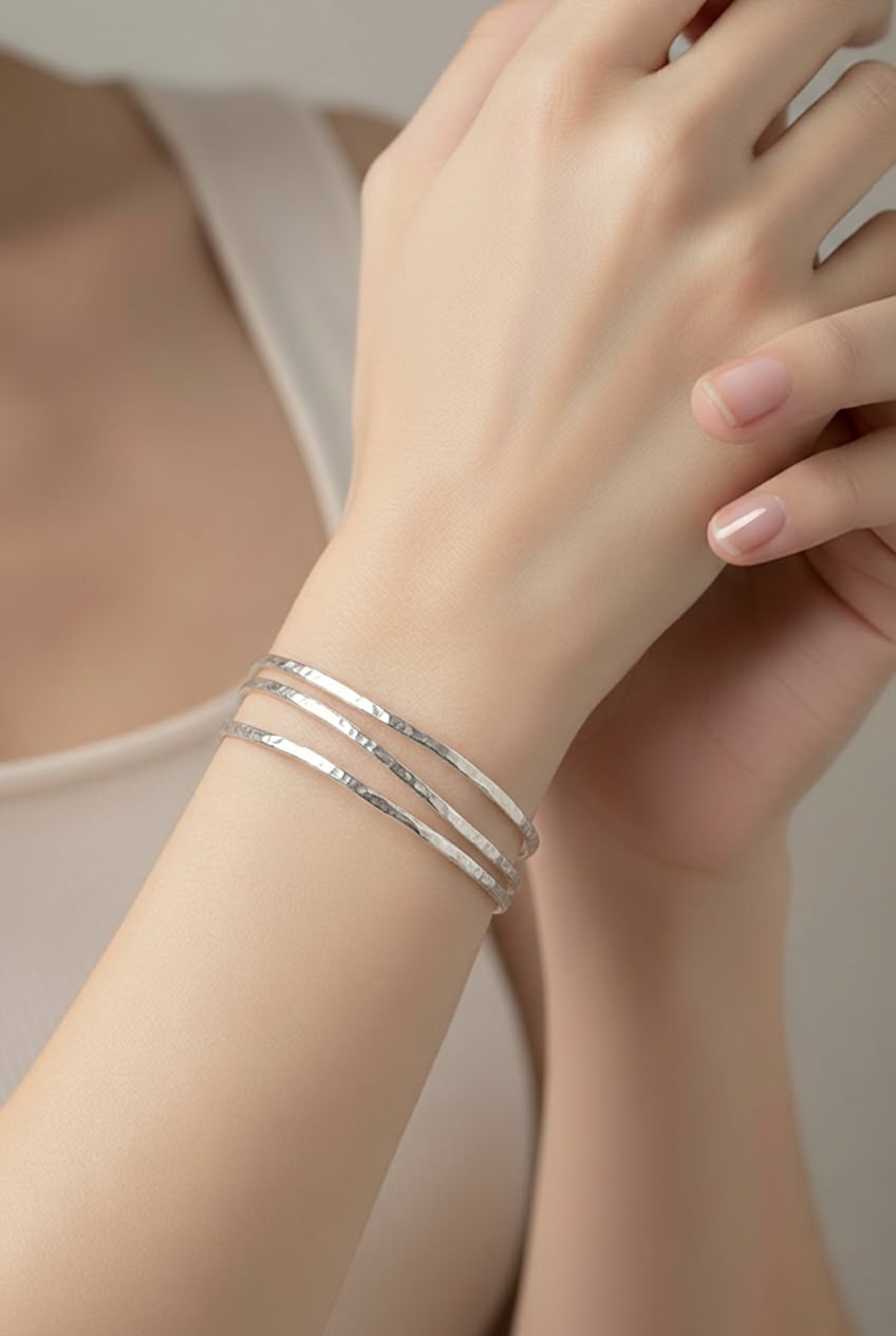 Exclusiva pulsera Enigma de plata de Wille Jewellery
