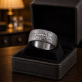 Anillo Wille con hilera de diamantes de 0,05 ct