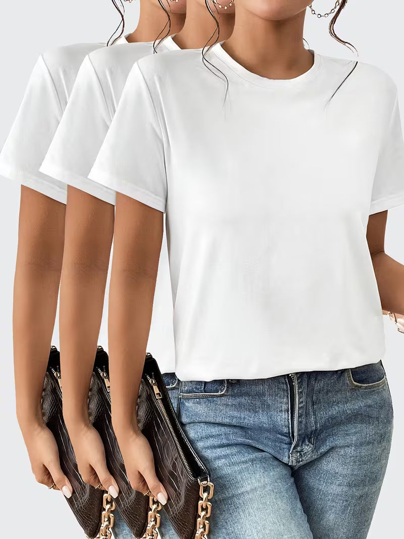 Hvid Dame T-shirt