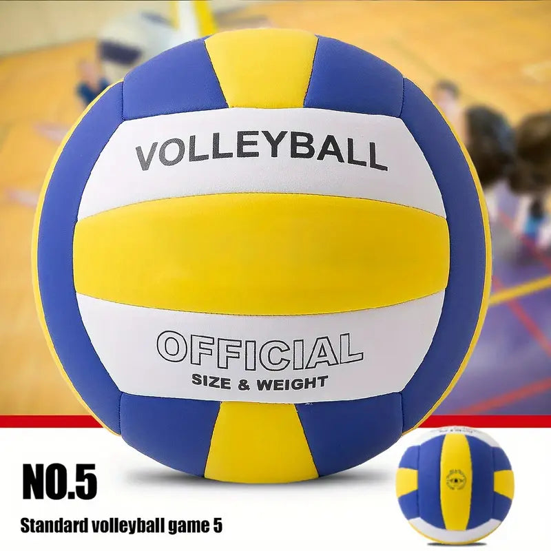 Klassisk Gul/Blå/Hvid volleyball