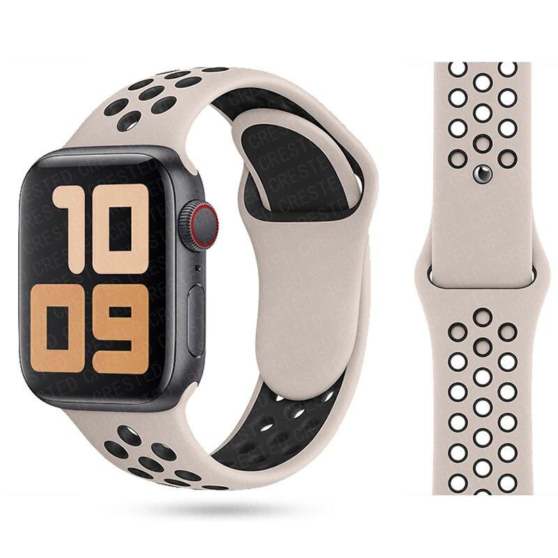 Correa deportiva de silicona para Apple Watch