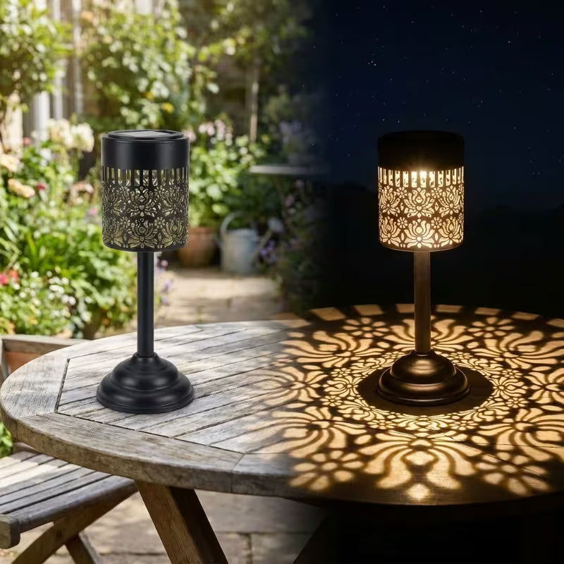 Pæonformet Bordlampe