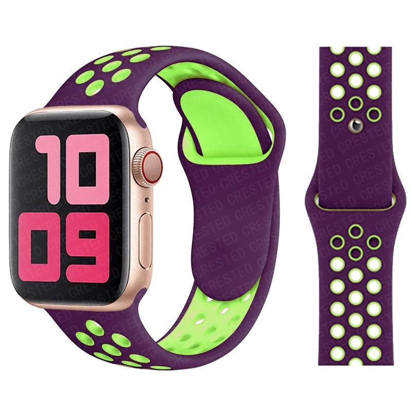 Correa deportiva de silicona para Apple Watch