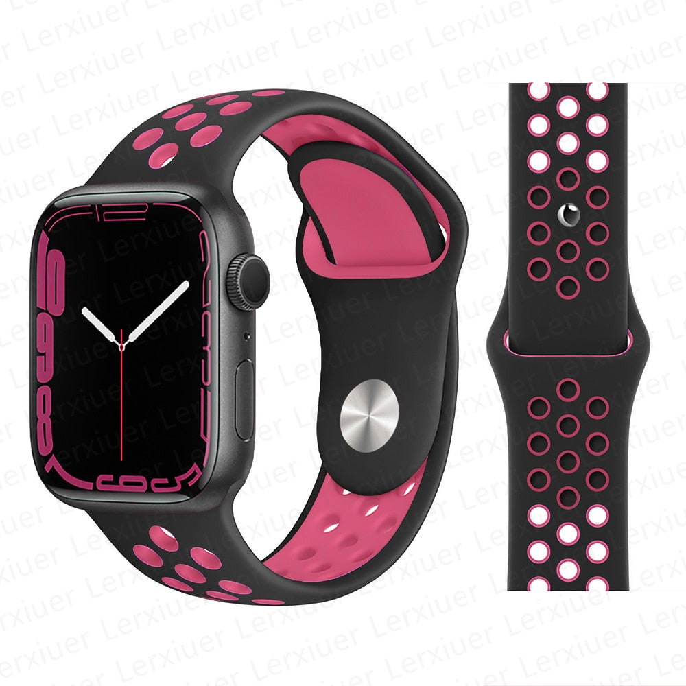 Correa deportiva de silicona para Apple Watch
