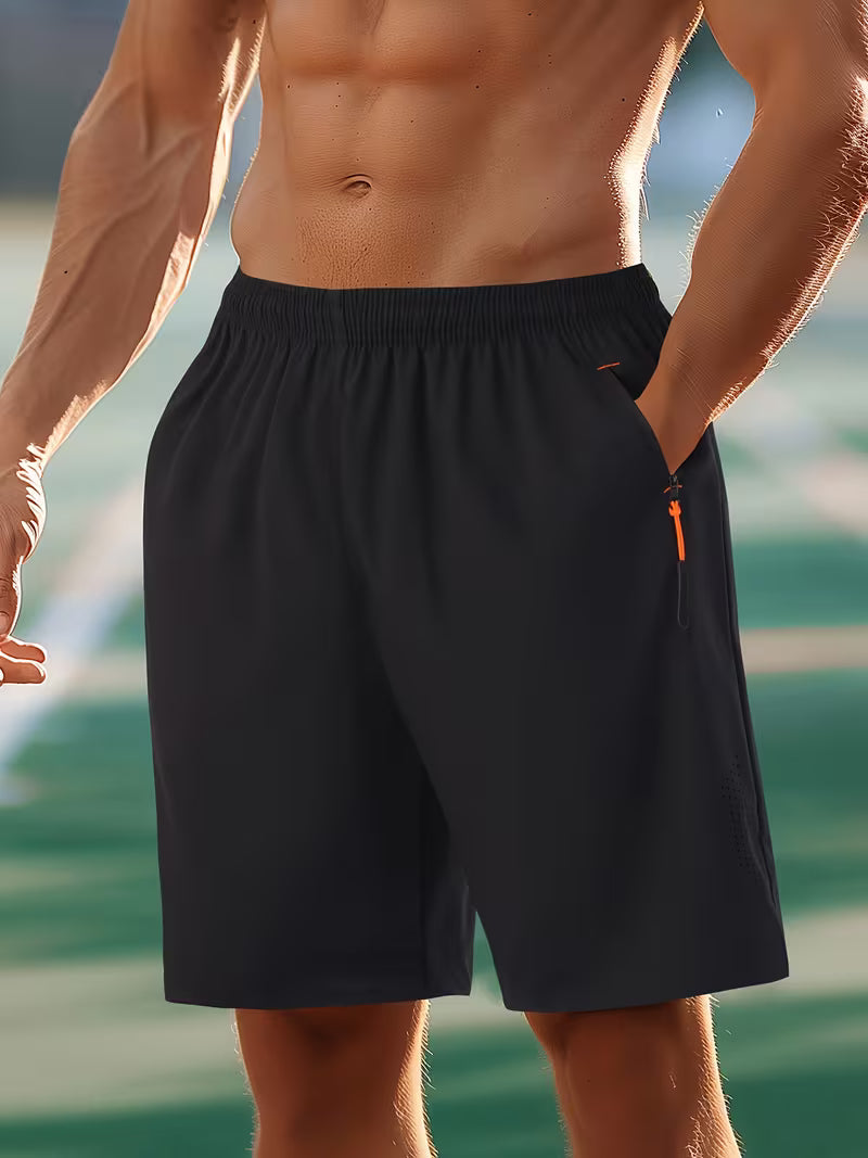 Men's shorts with zip pockets