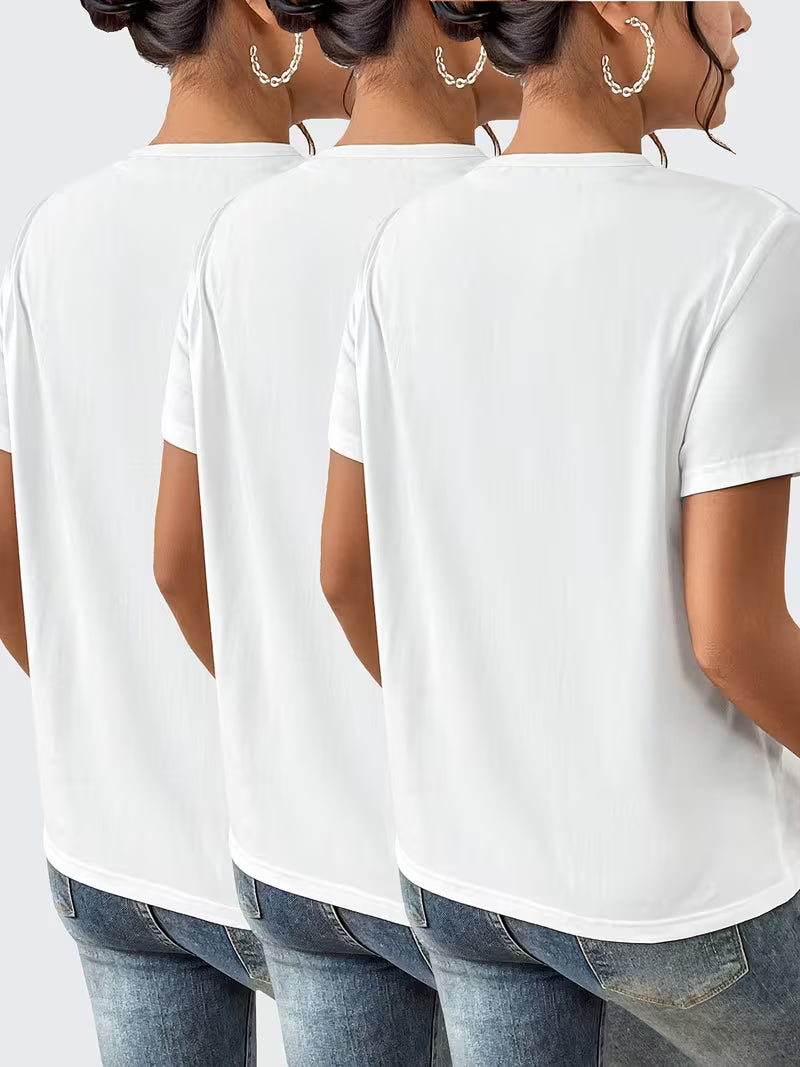Hvid Dame T-shirt