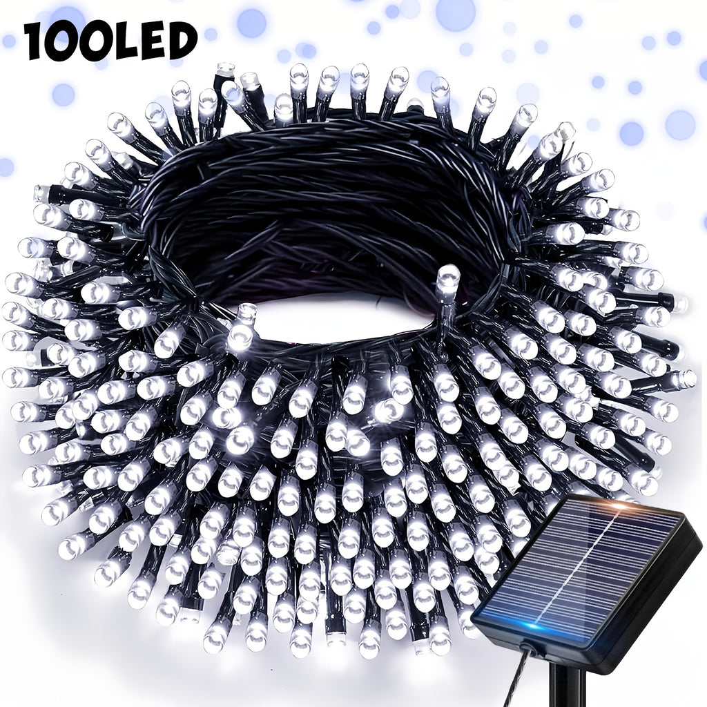 Udendørs solcelledrevet lyskæde, 100/300 LED
