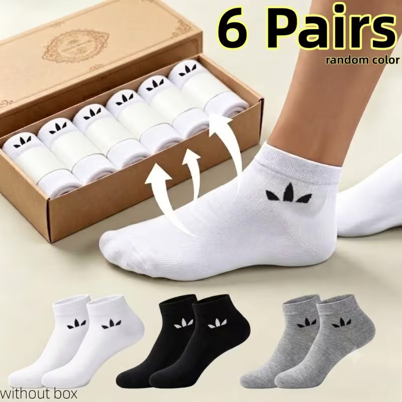 Unisex Åndbare Sokker 6 pak