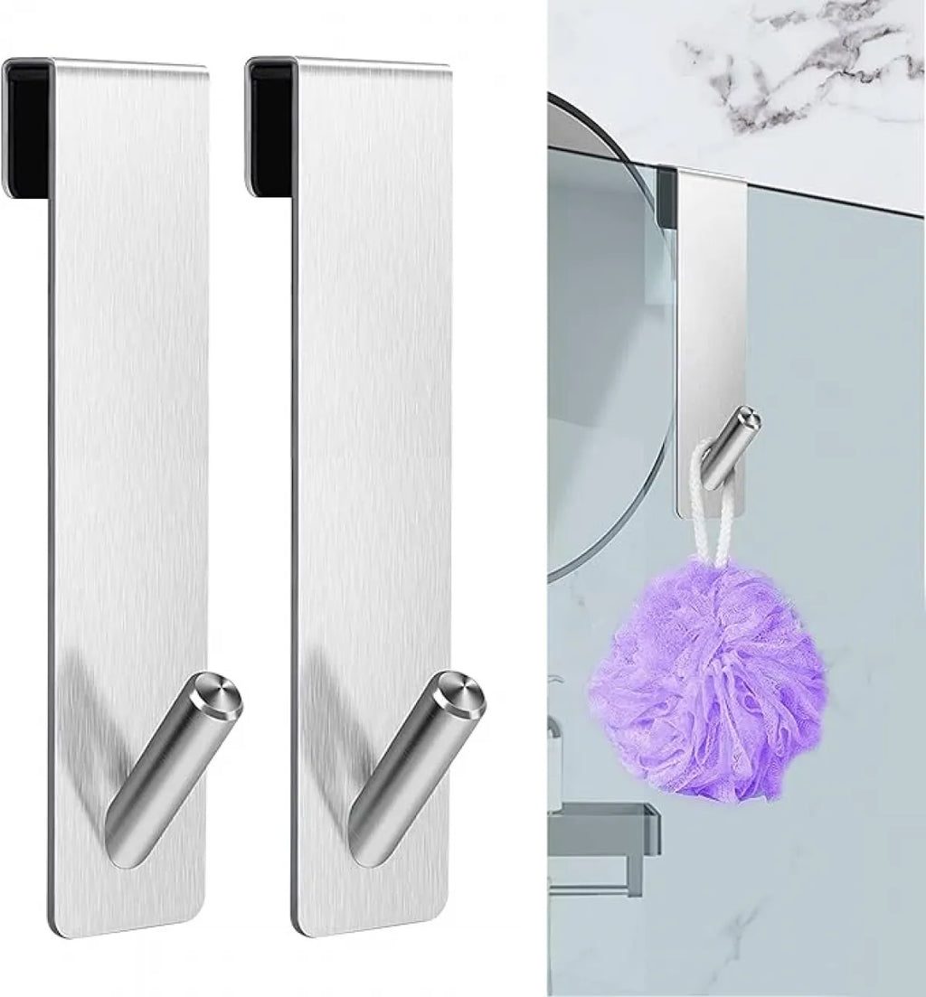 Toallero para pared/puerta de cristal